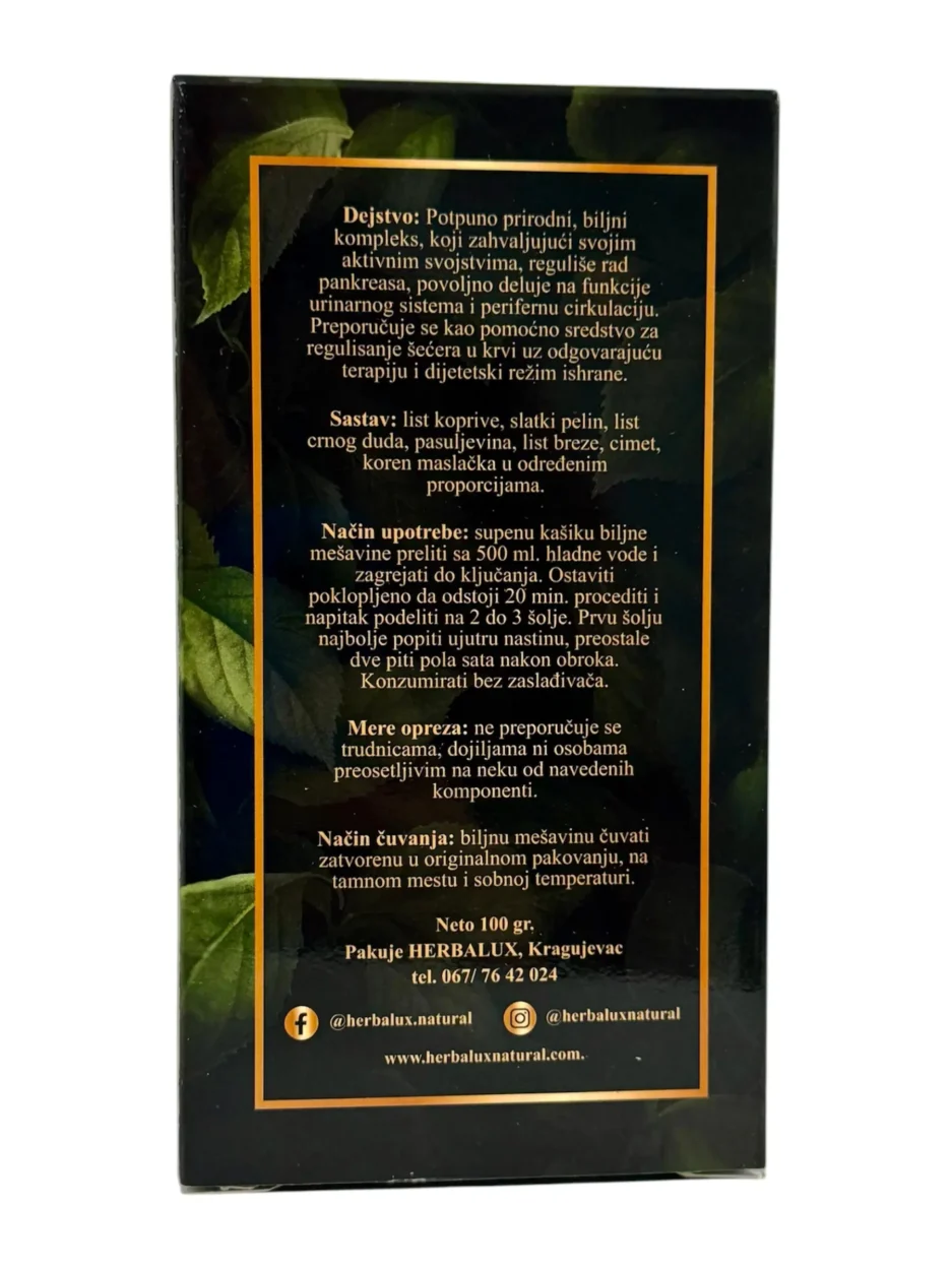 Biljna mešavina protiv dijabetesa