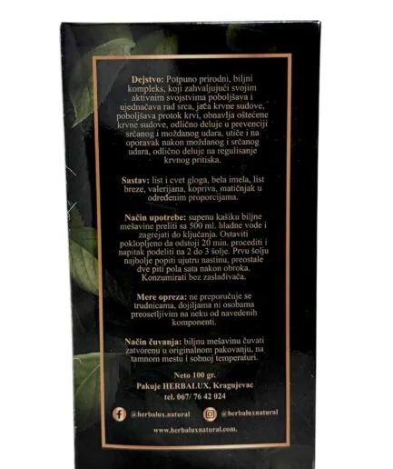 Biljna mešavina za srce i krvne sudove