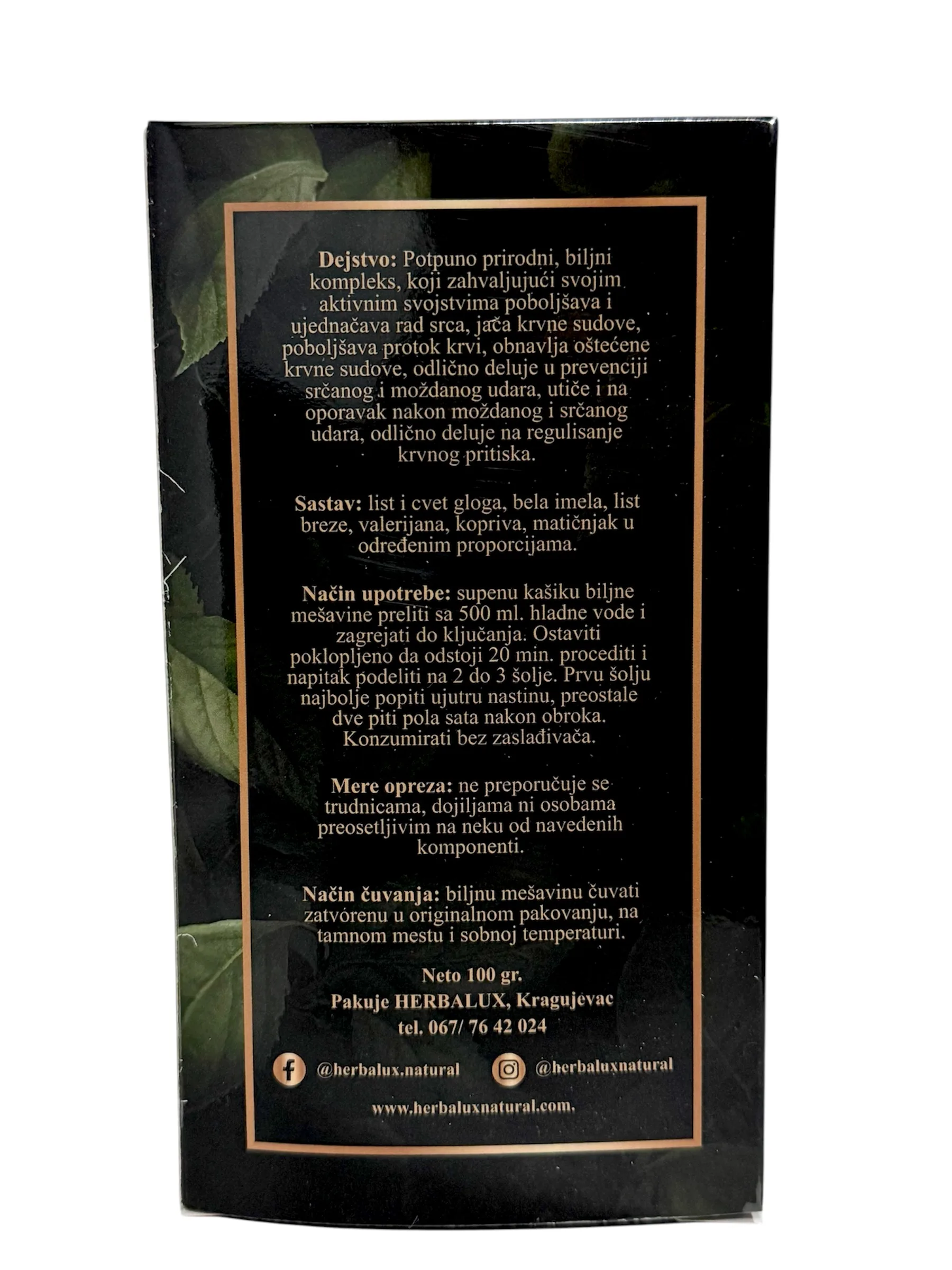 Biljna mešavina za srce i krvne sudove